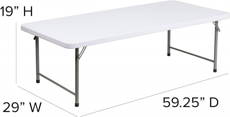 kids foldable table 4 ft